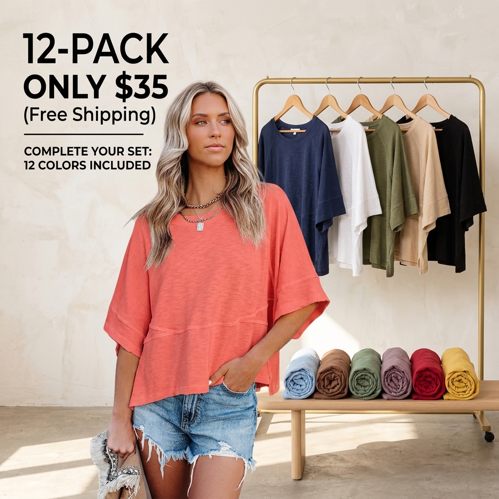 Women's Batwing Half Sleeve Top