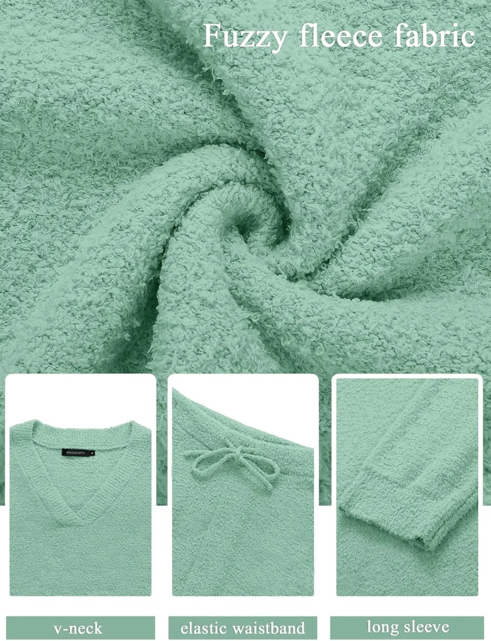 Women's Lounge Sets 2025 Fall Fashion 2 Piece Outfits Sweater Pajama Set