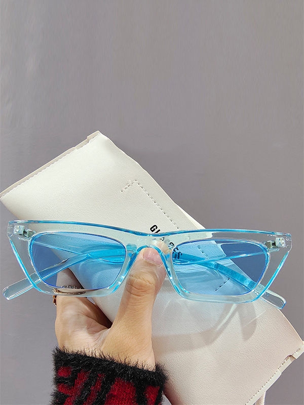 Geometric Sun-Protection Sunglasses Accessories