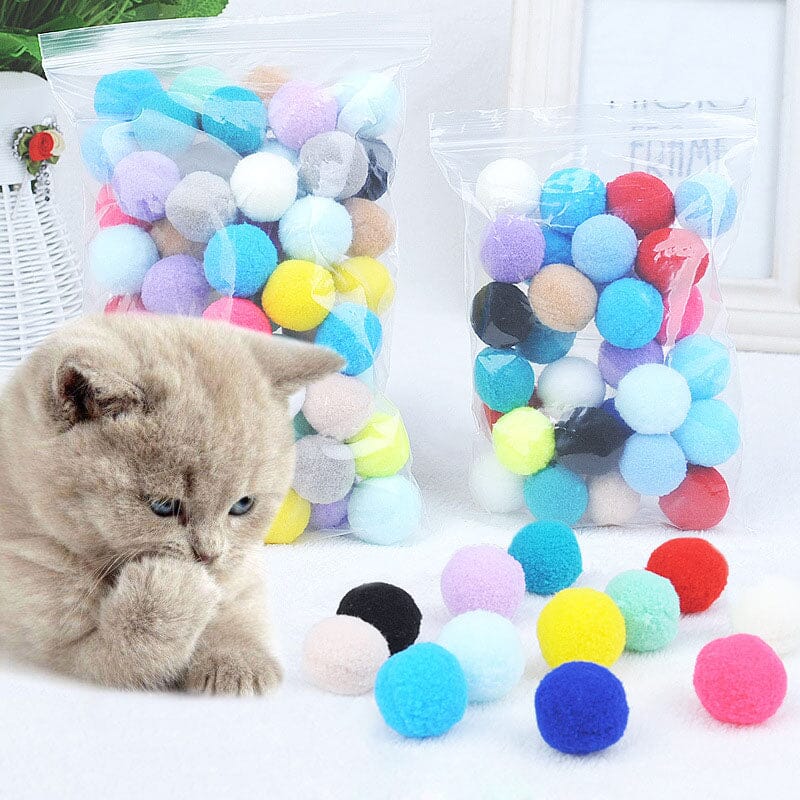 Silent Cat Toy Ball 30pc