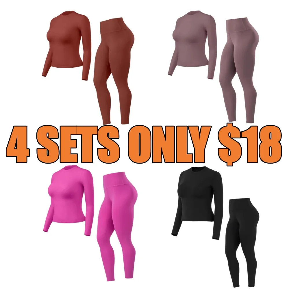 Women Yoga Leggings Set Gym Wear