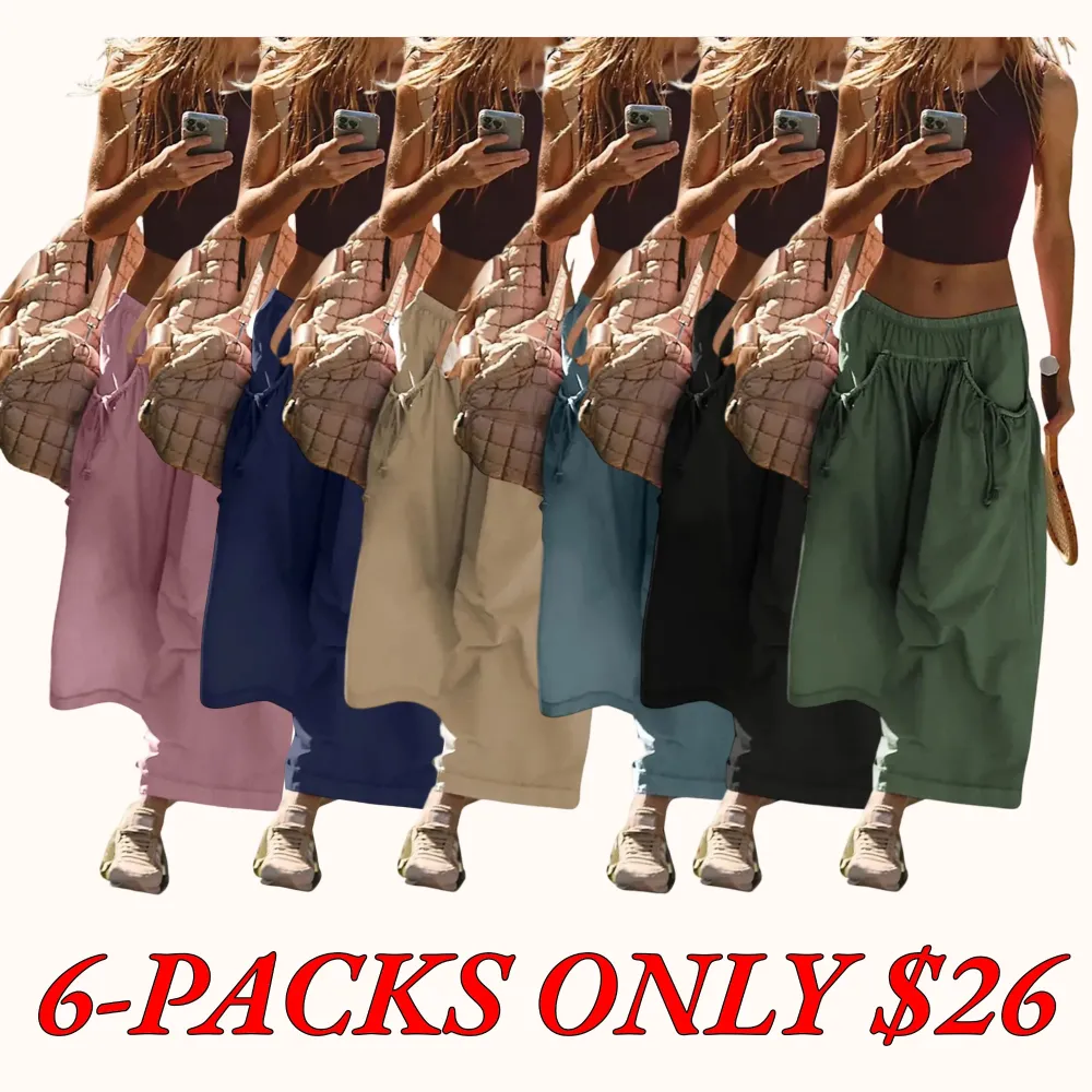 Women's Loose-Fit Wide-Leg Sweatpants