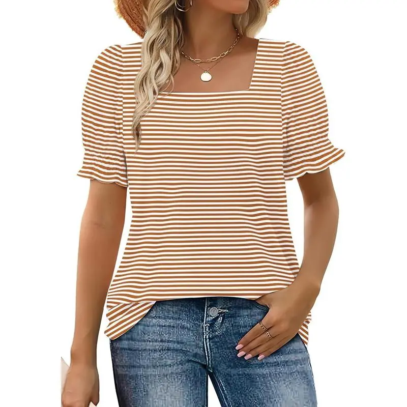 Square Neck T Shirts for Women