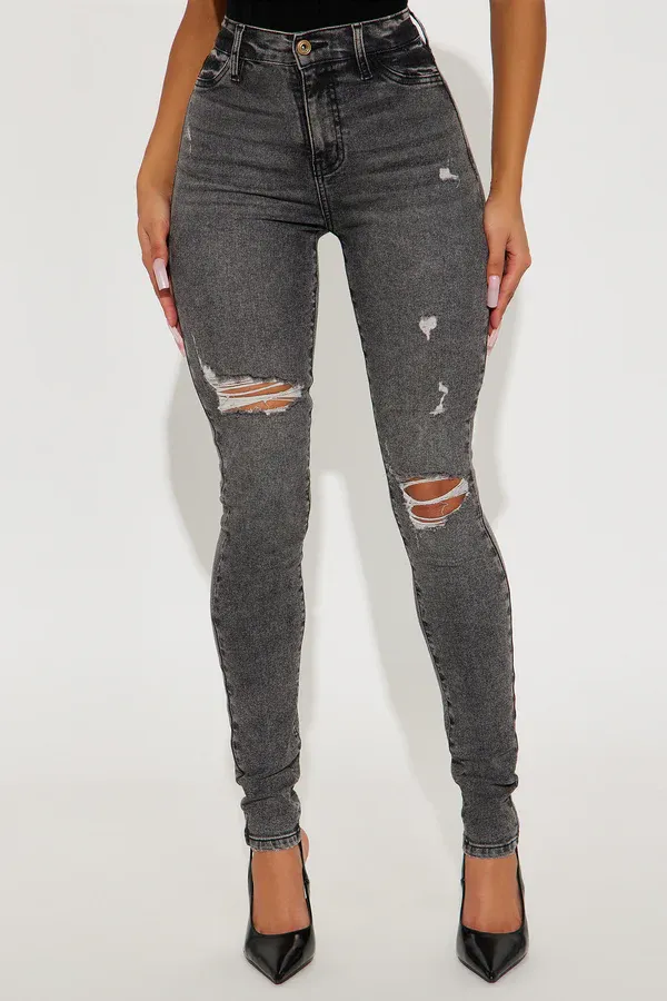 Tall Living Life High Stretch Skinny Jeans