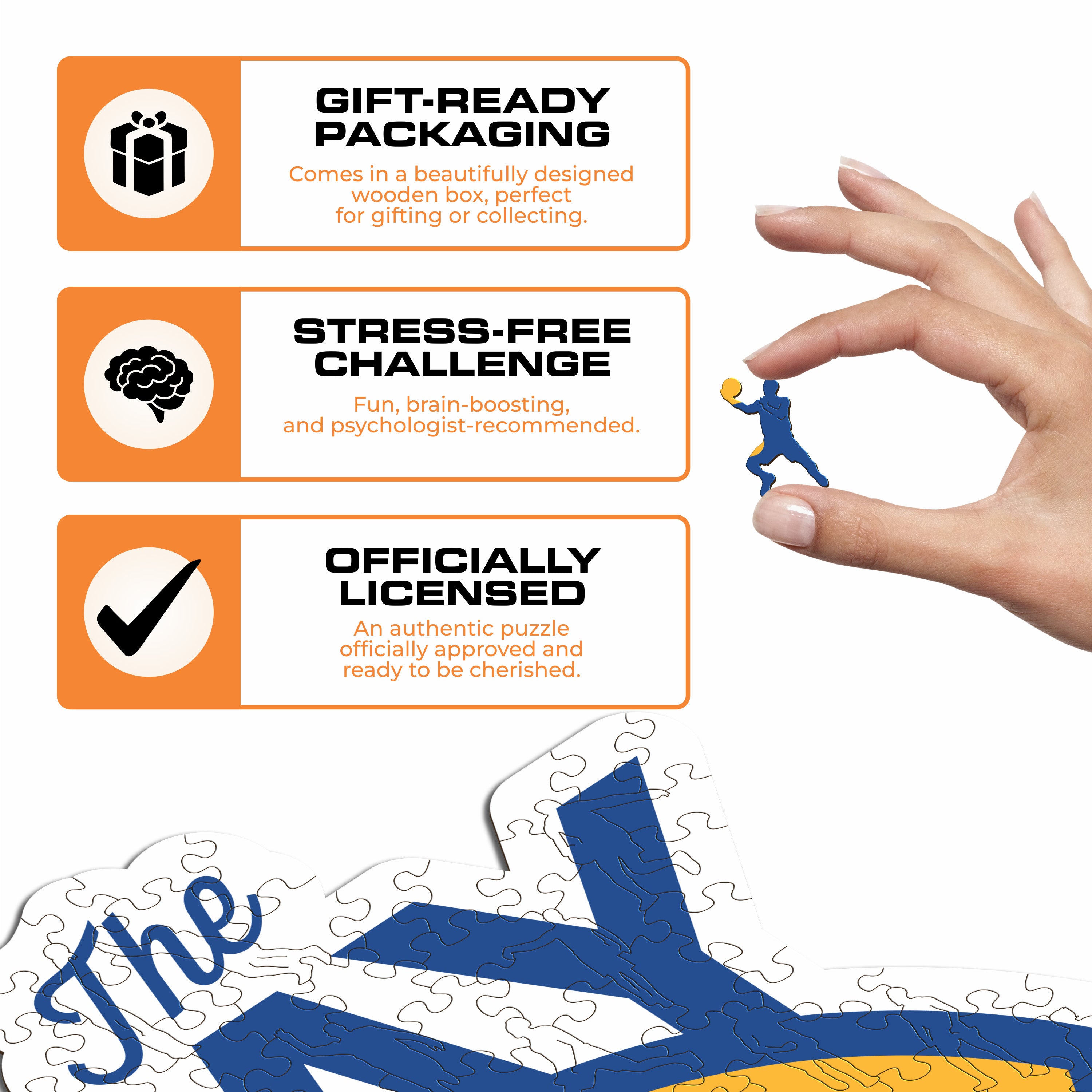 Golden State Warriors™ - Wooden Puzzle
