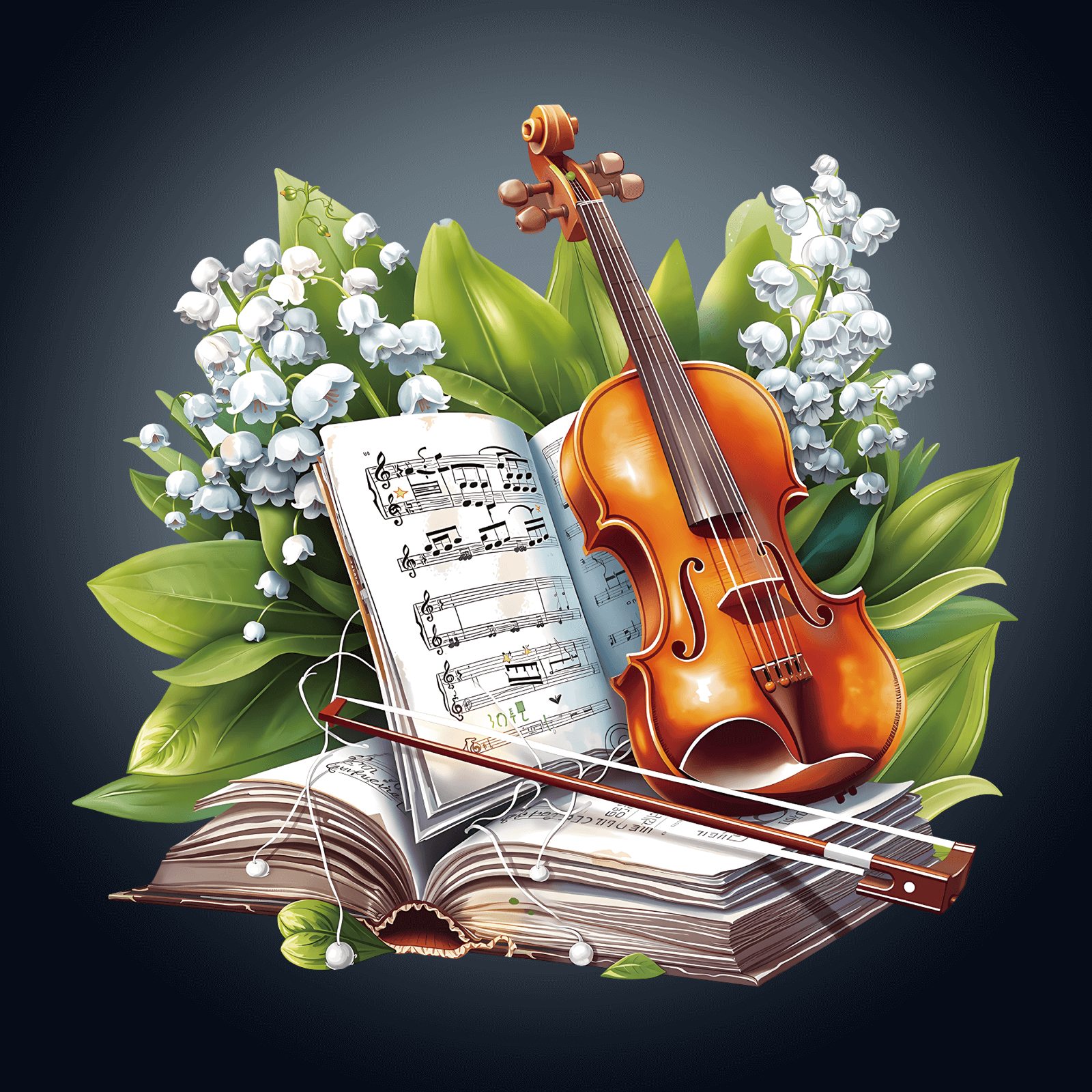 Violin and Verse Wooden Jigsaw Puzzle