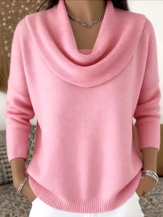Crew Neck Casual Sweater
