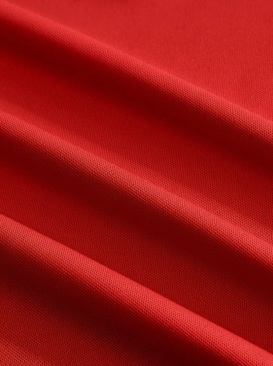 Men's Solid Color Slim Fit Short-Sleeve Horse Print Polo Shirt Set