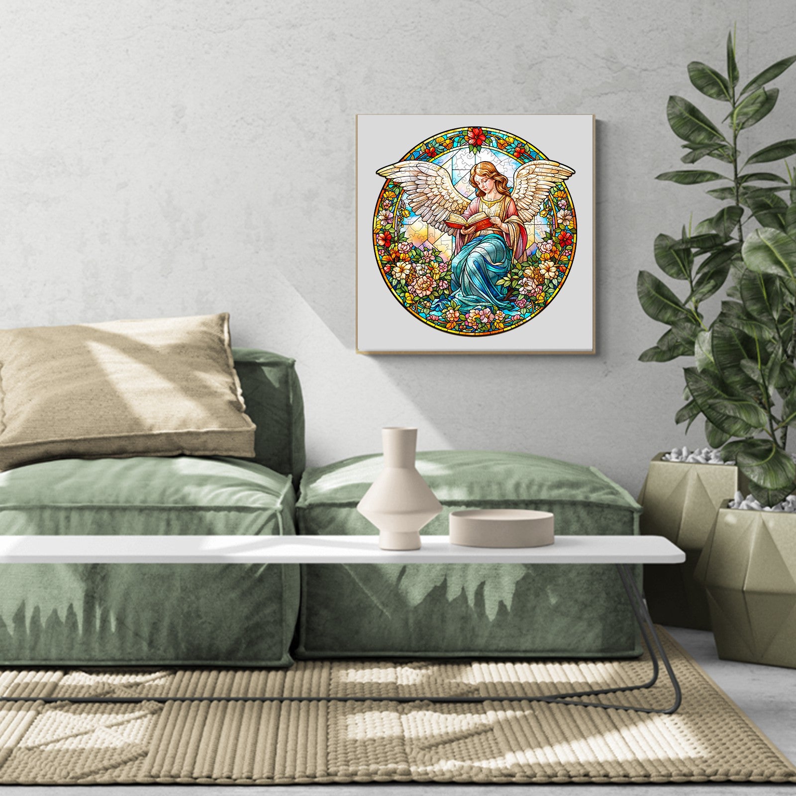 Angelic Garden Wooden Jigsaw Puzzle