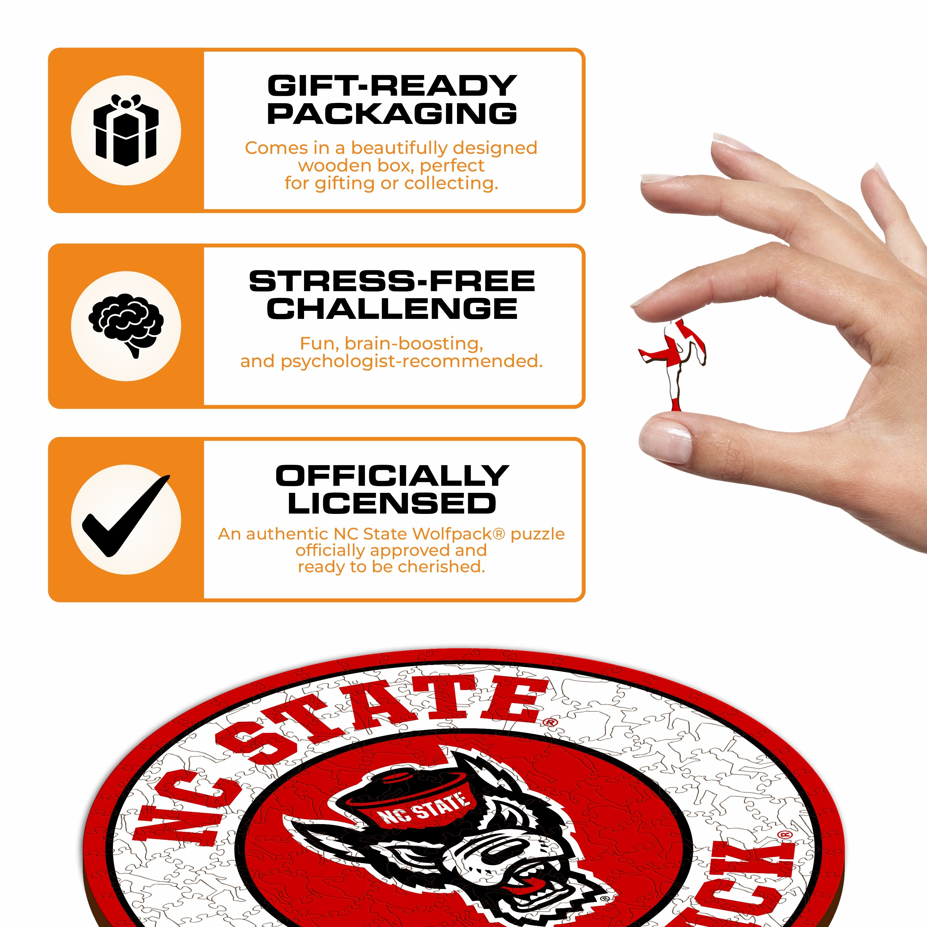 North Carolina State University - Wooden Puzzle
