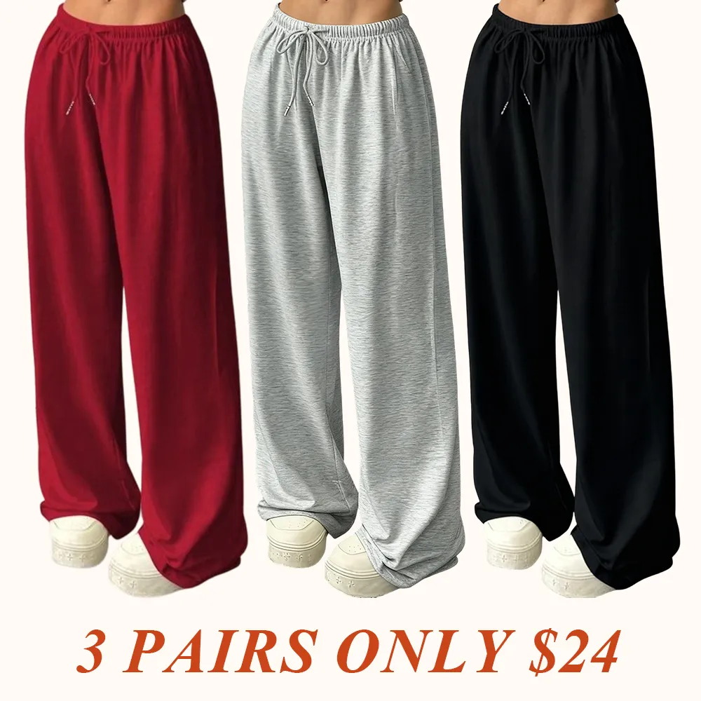 Women's Casual Loose-Fit Drawstring Pants
