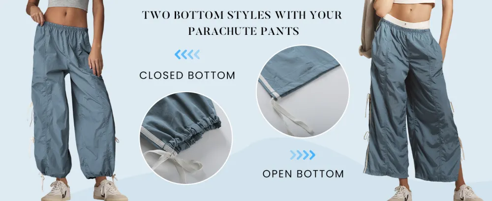 Women's Elastic High Waist Cargo Pants