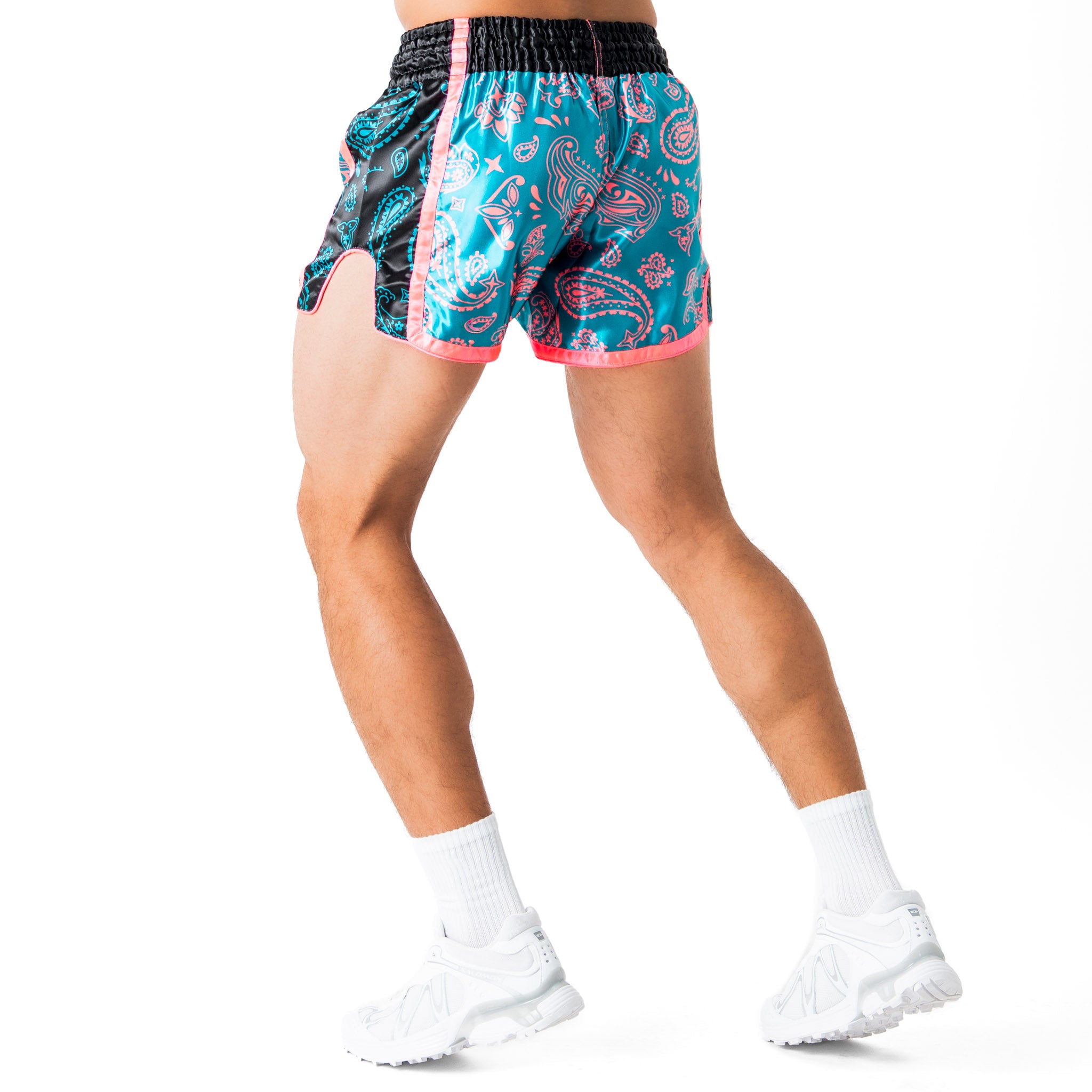 BANDANA FIGHT SHORTS - WATERMELON