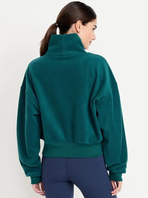 Women's Oversized Performance Microfleece Sweatshirt