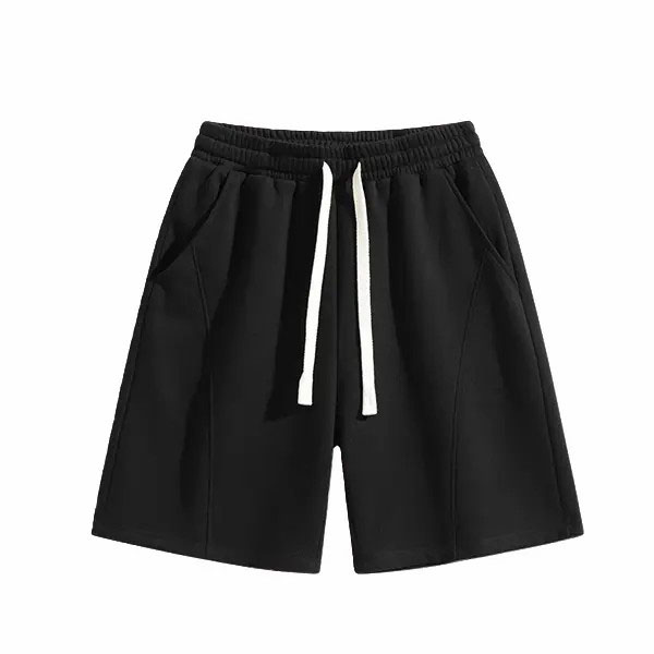 Men's Lightweight Breathable Shorts – Pocket & Drawstring Waist for Gym & Casual