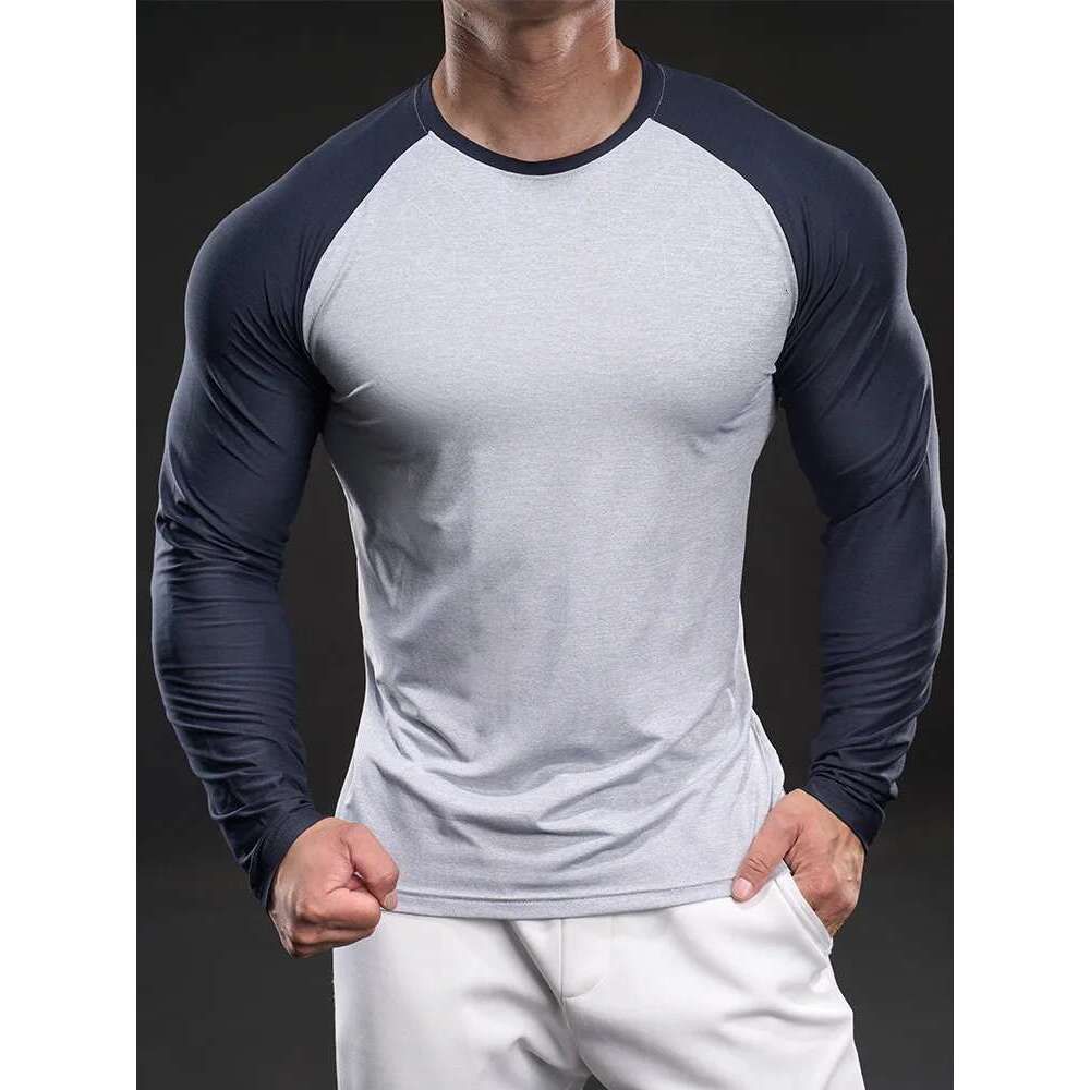 🏃‍♂️ Men’s Quick-Dry Colorblock Performance T-Shirt Set