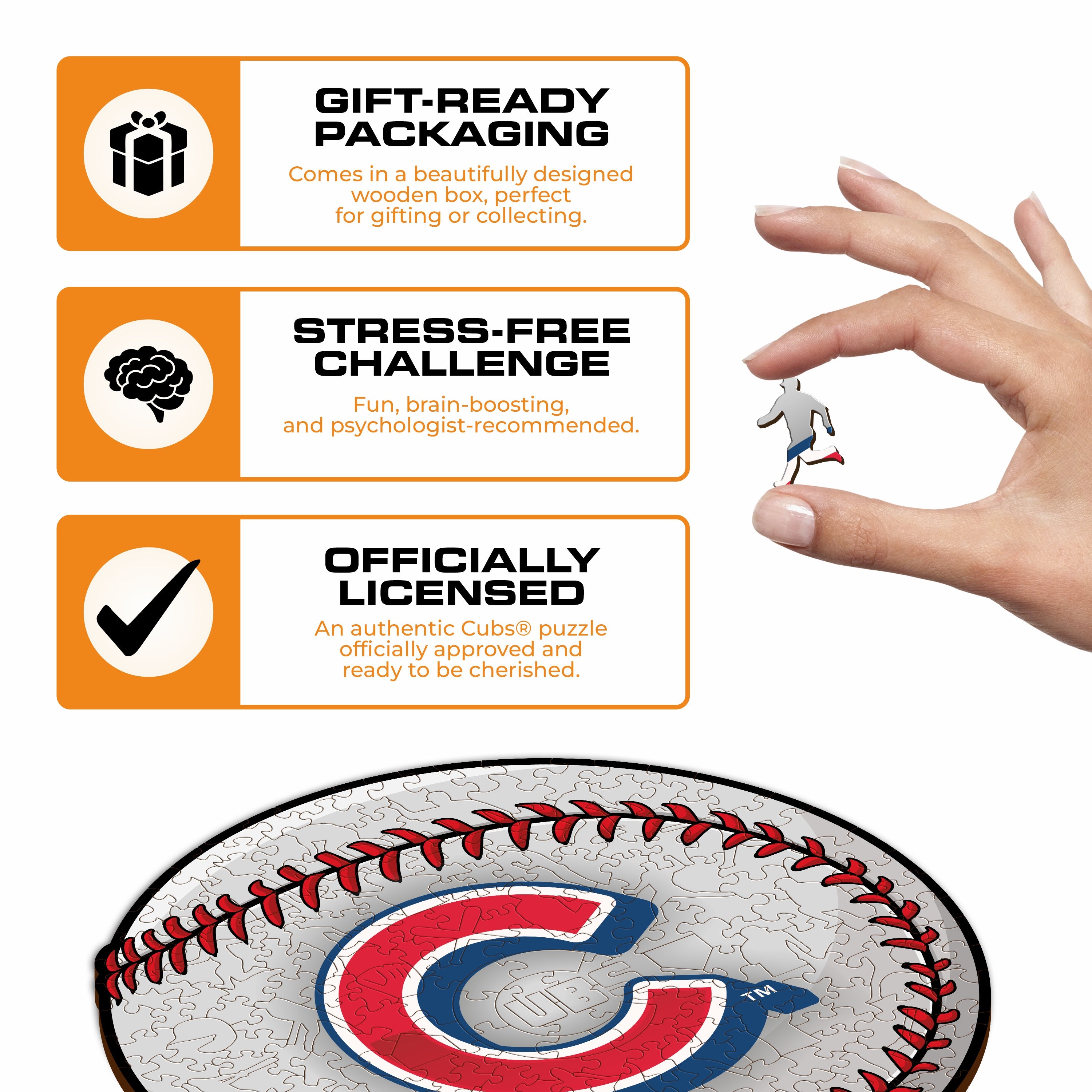 Chicago Cubs™ - Wooden Puzzle