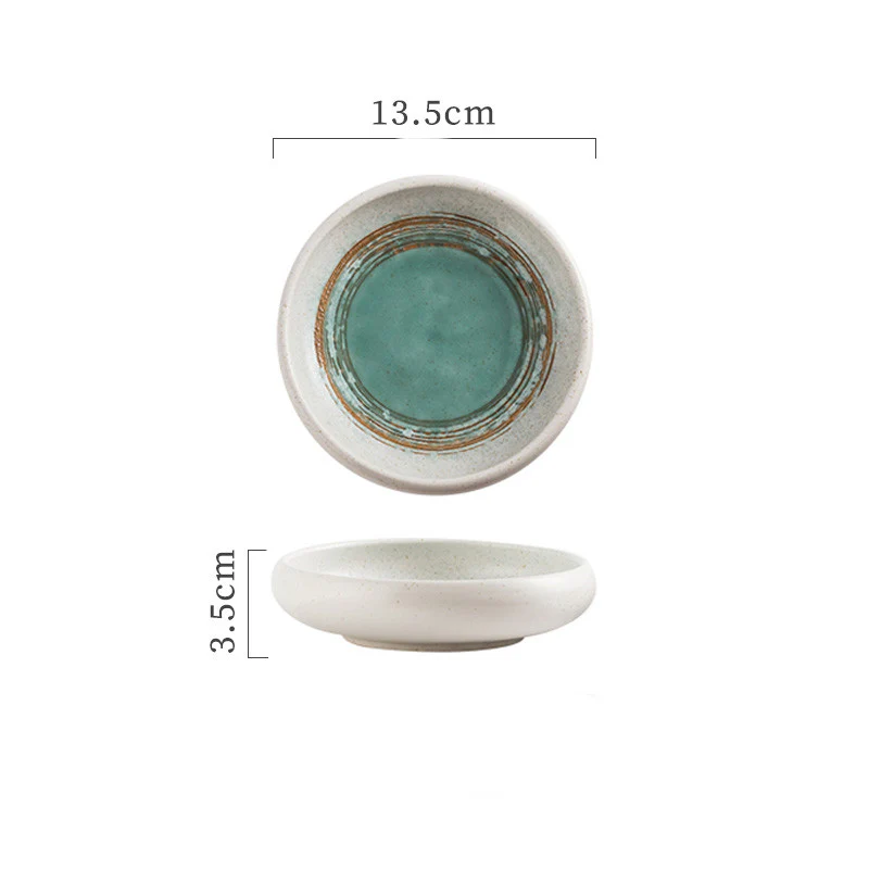 Shallow Ceramic Disc Bowls