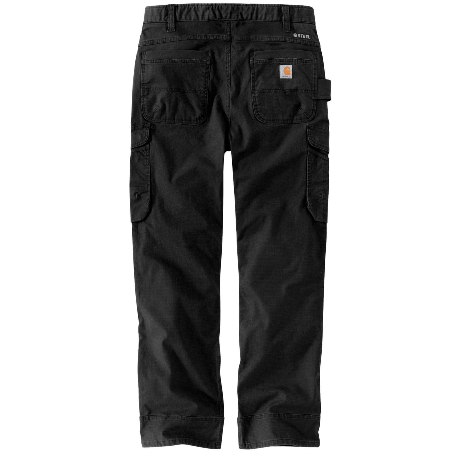 CHT Relaxed Straight Steel Rugged Flex Stretch Ripstop Double-Front Cargo Trousers 105072