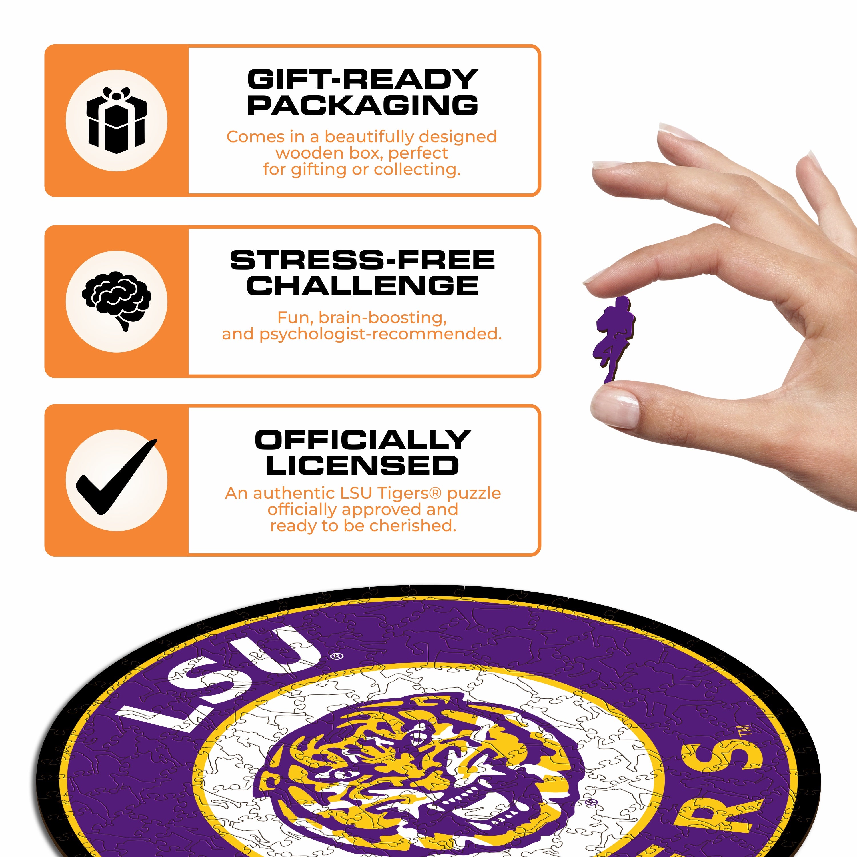 Louisiana State University - Wooden Puzzle