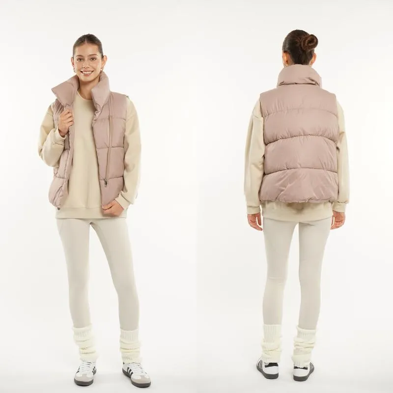 Women Warmer Oversized Puffer Gilet