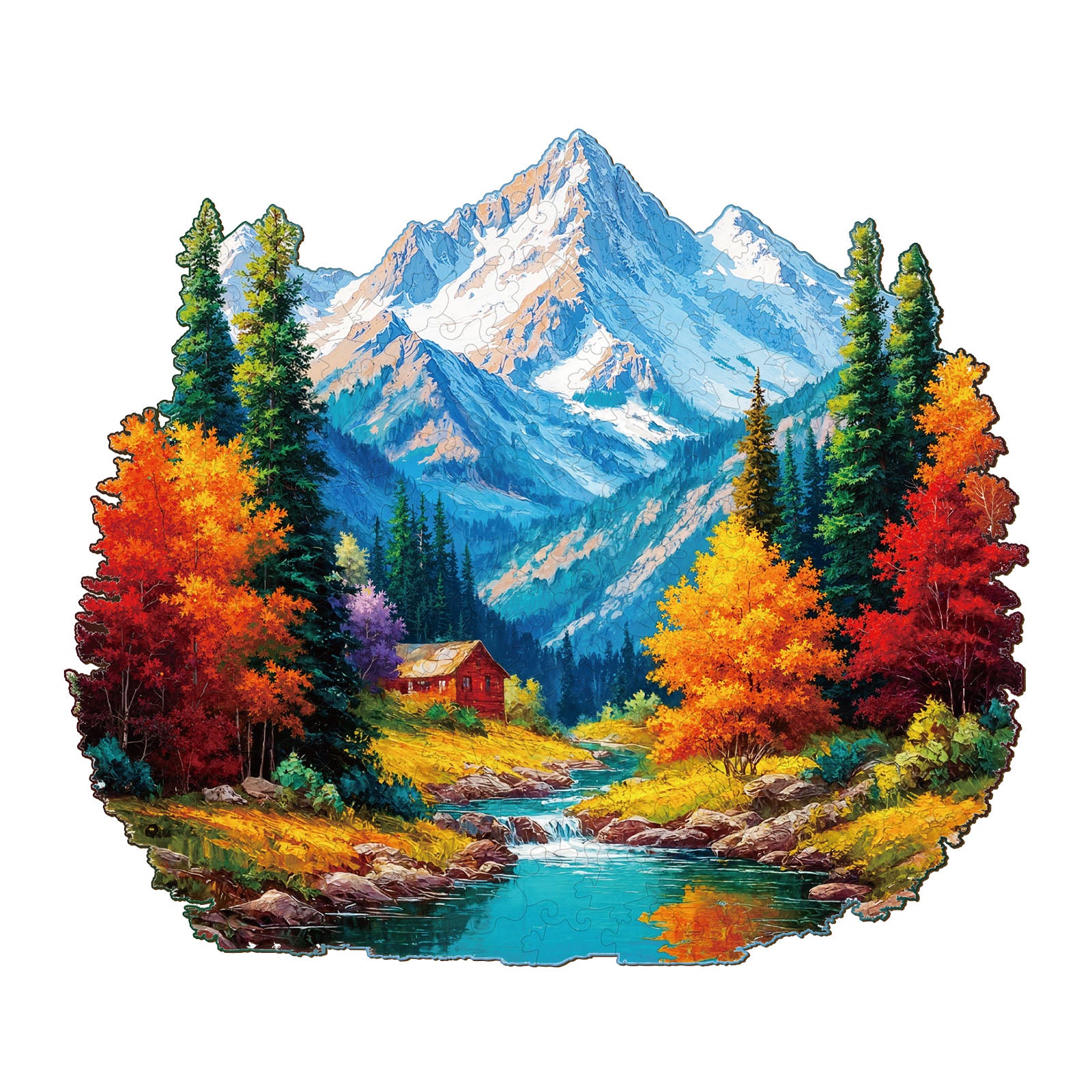 Autumn Divide Wooden Jigsaw Puzzle