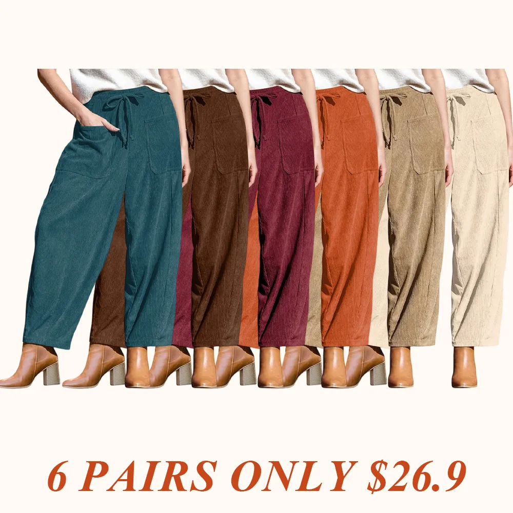 Women’s Corduroy Wide Leg Pants