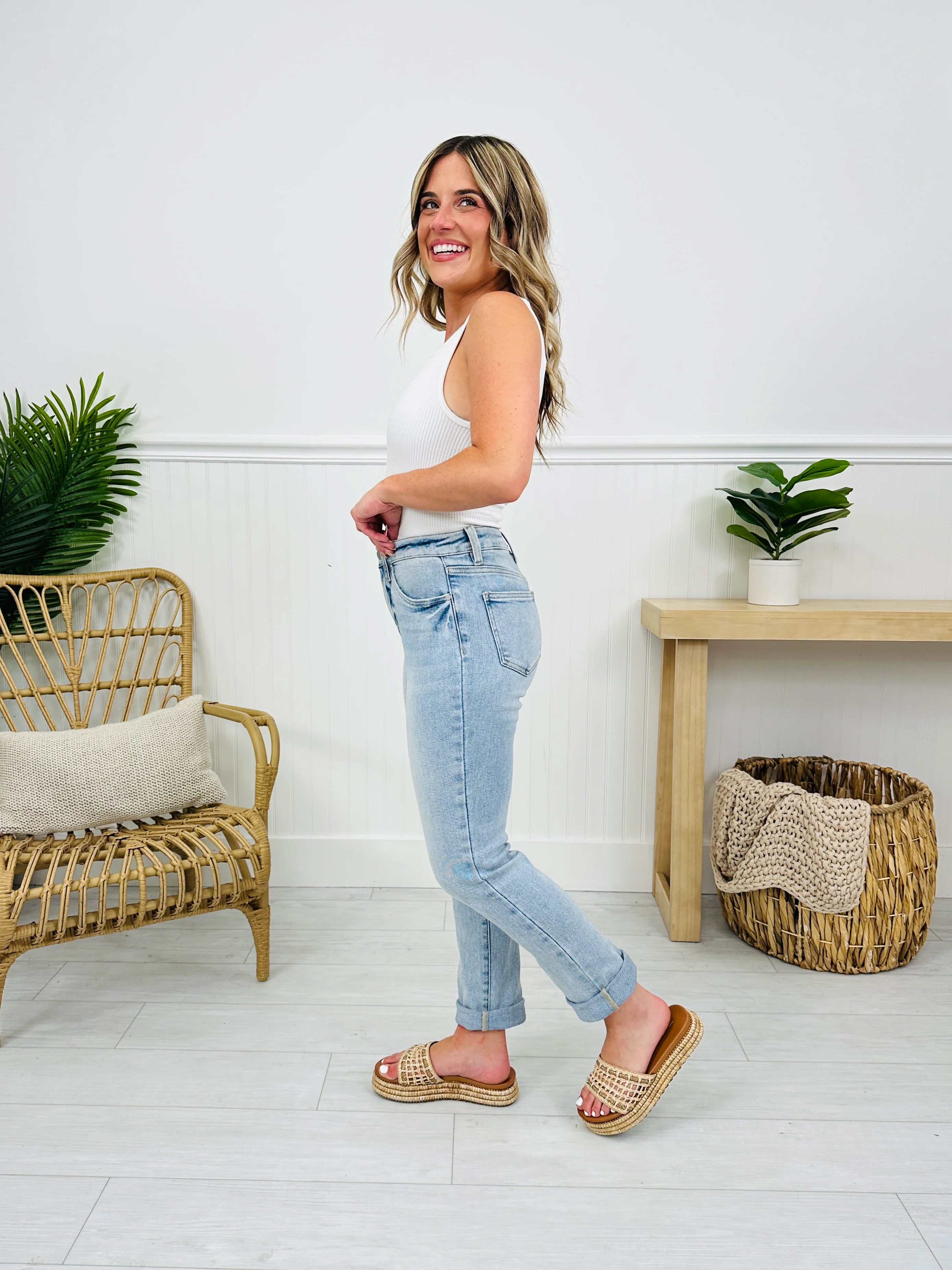 Mom Life MOCO Exclusive Design Mom Jeans With Tummy Control