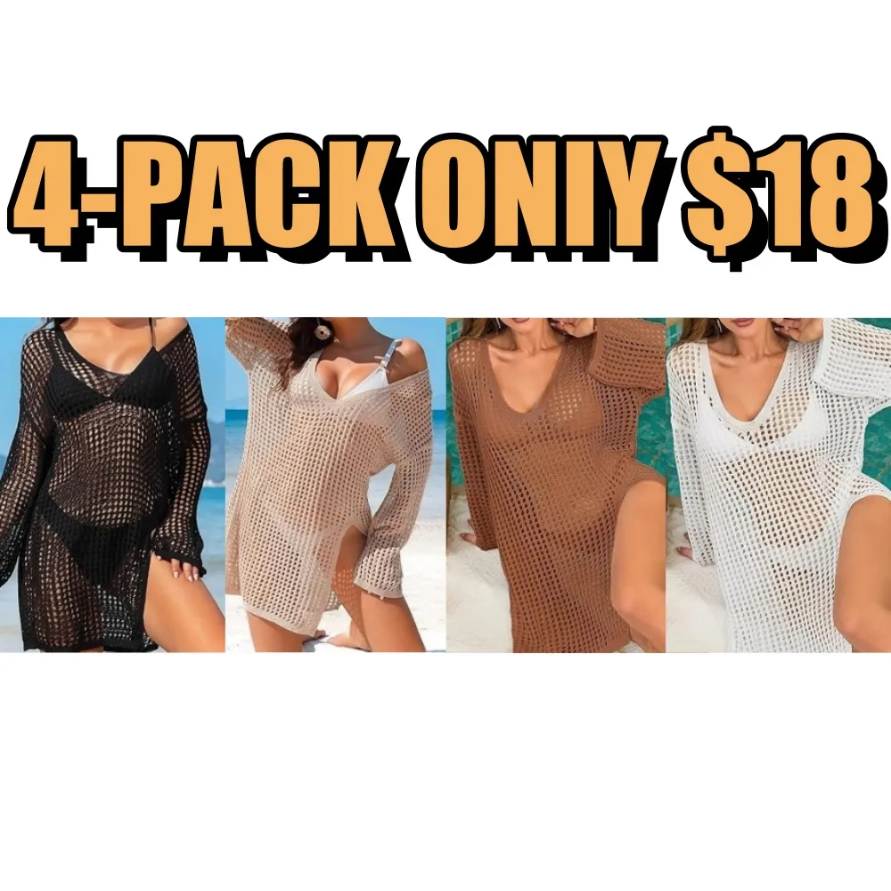 Sleeve Bathing Suit Beach Coverups