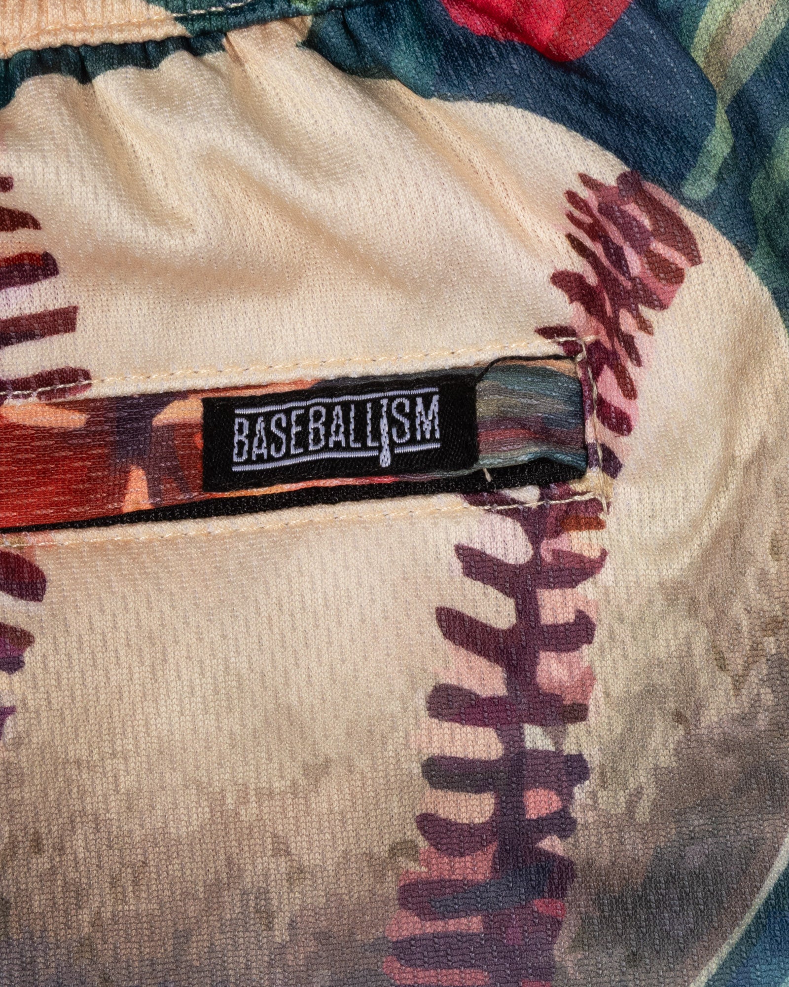 Aloha Ball Diamond Air Youth Mesh Shorts - Plumeria