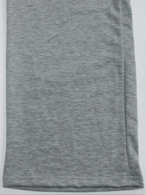 Women's Casual Hooded Sweatshirt Set, Long Sleeve Plain Pullover, Fitted Pants