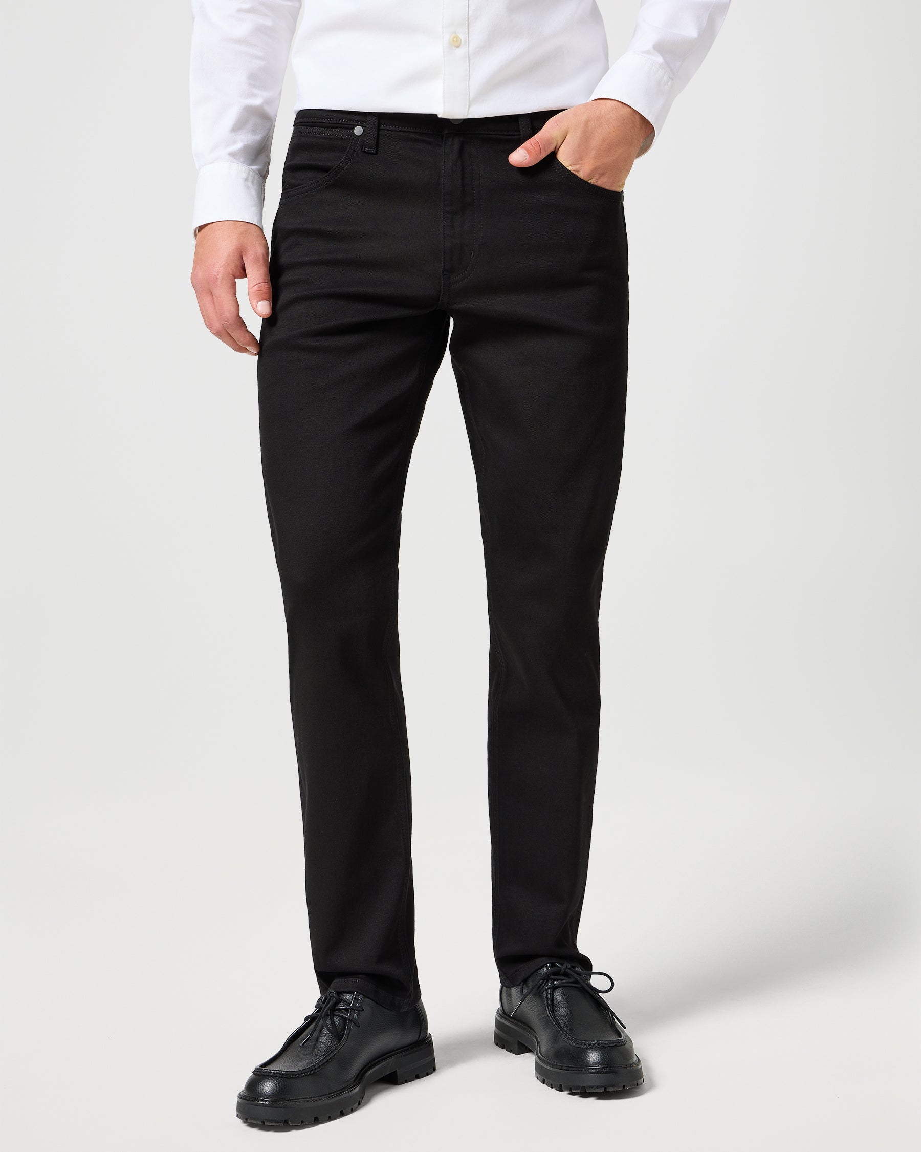 Greensboro Regular Fit Mens Jeans - Deep Ink (Black)