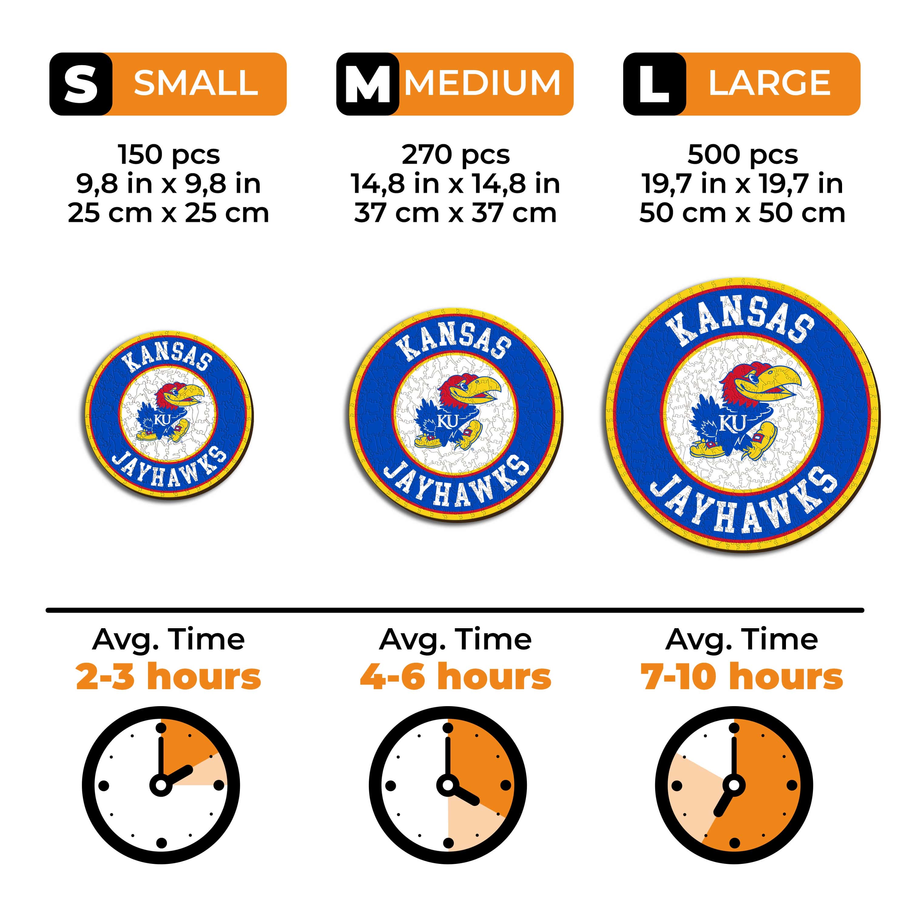 University of Kansas - Wooden Puzzle