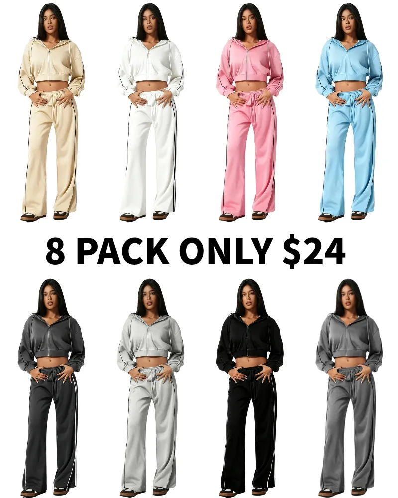 Hooded Tracksuit Set