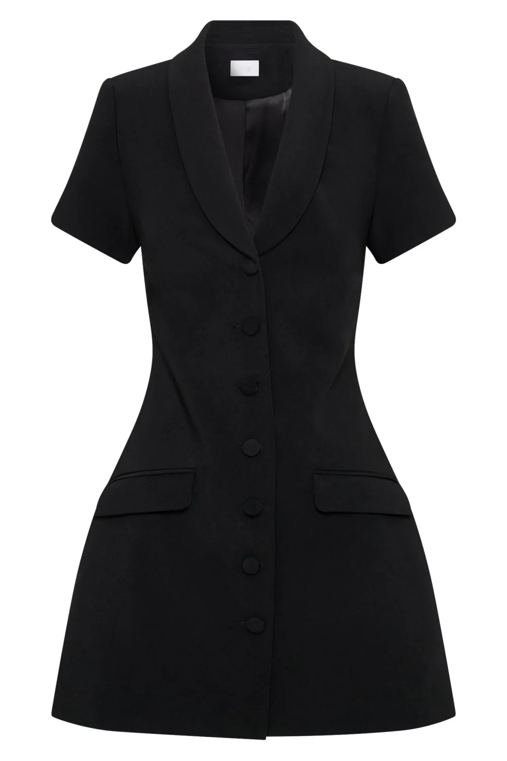 Collared Suiting Mini Dress