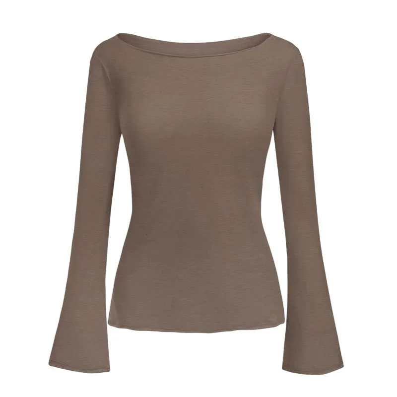 Lightweight Long Sleeve Blouse For Women