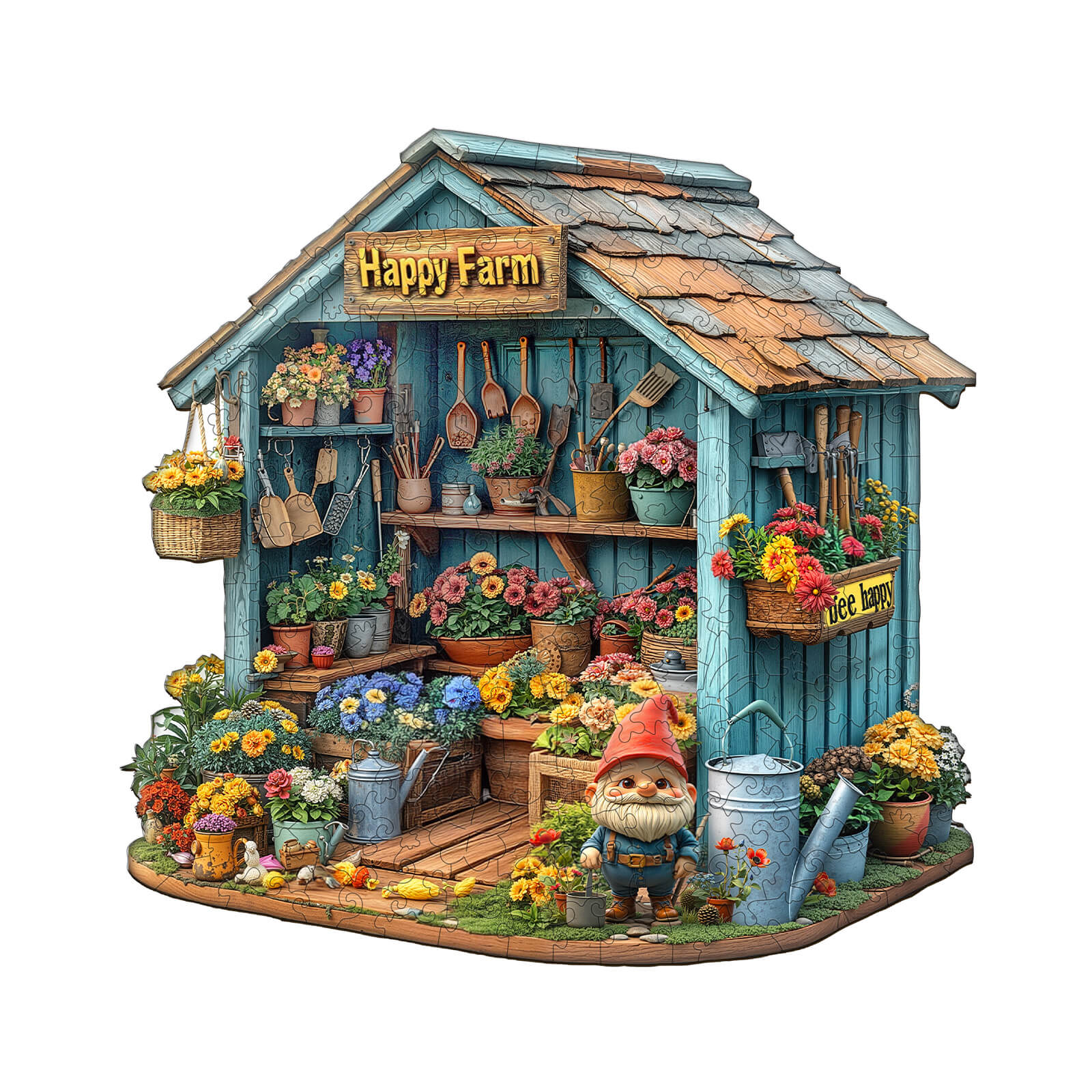 Happy Farm Wooden Jigsaw Puzzle