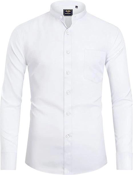 3-Pack Men's Stain Sheild Business Casual Dress Shirts - Slim Fit Long Sleeve Button Down Shirt