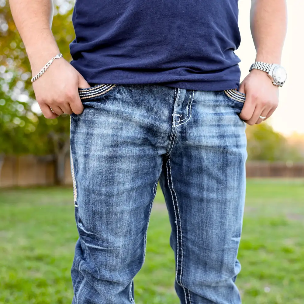 Men’s SA-047 Straight Fit Blue Jean