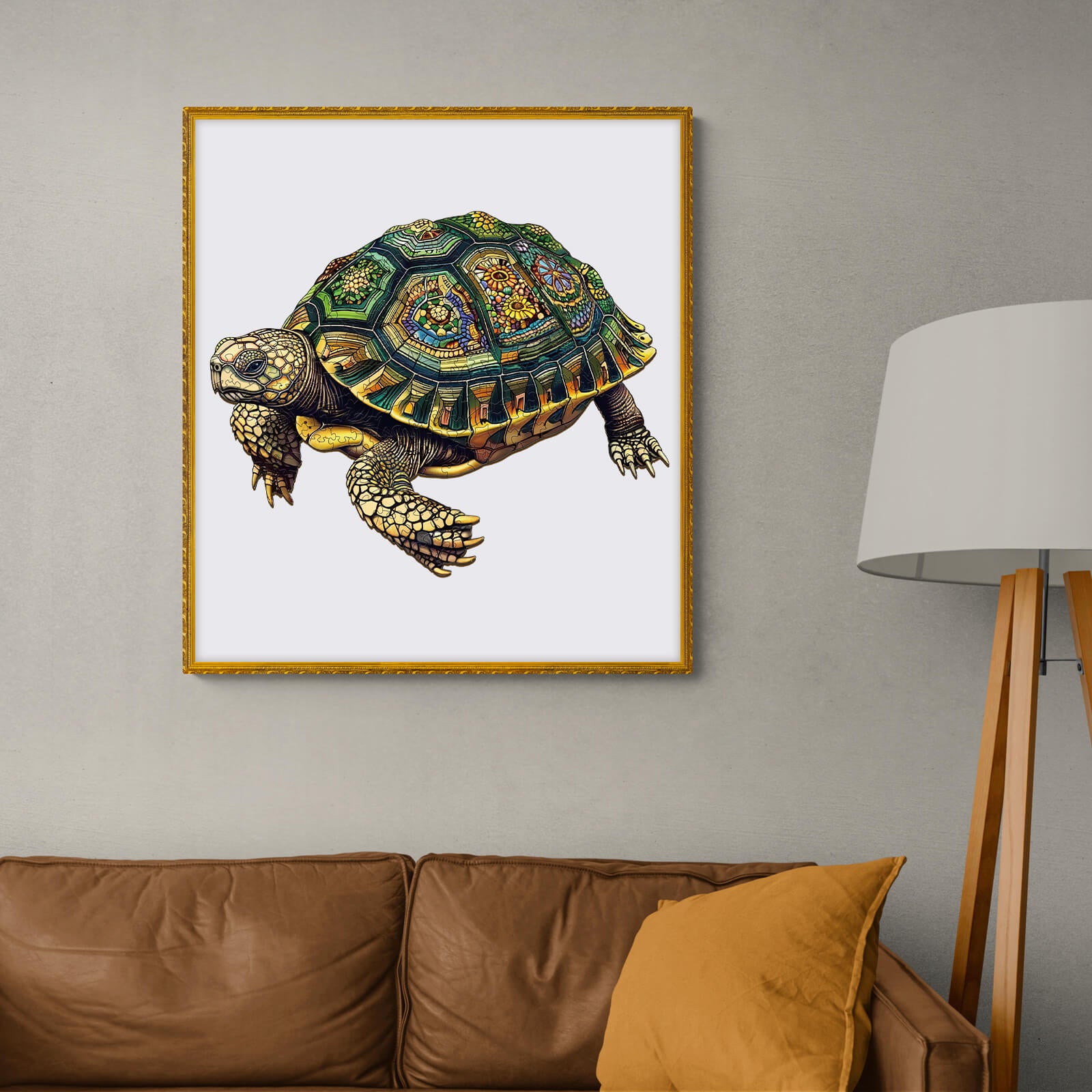 Wise Turtle Wooden Jigsaw Puzzle