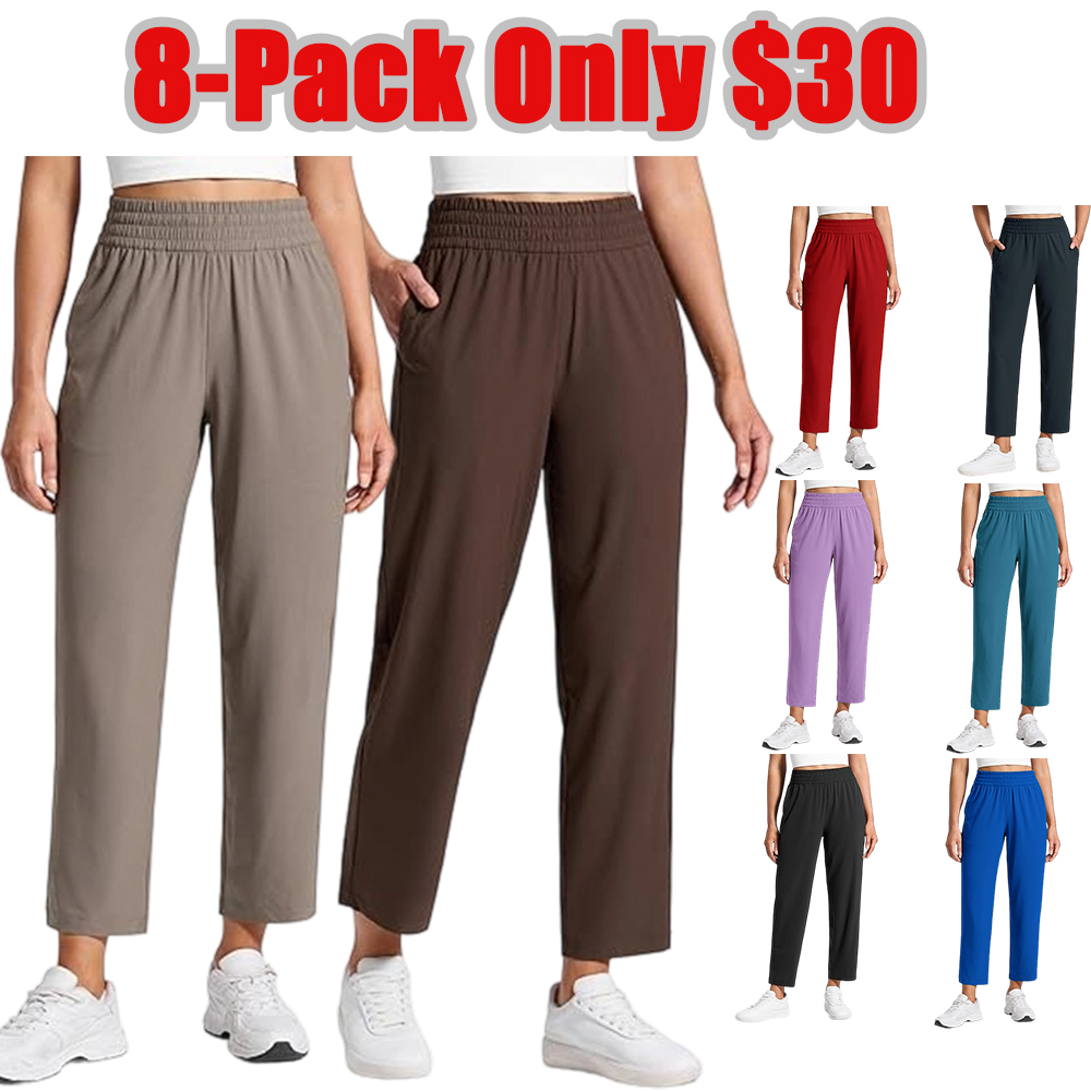 Lightweight Drapey Tapered Ankle Pants for Women