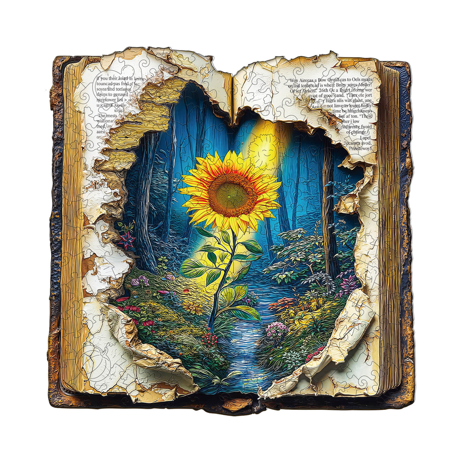 Golden Chapter Wooden Jigsaw Puzzle