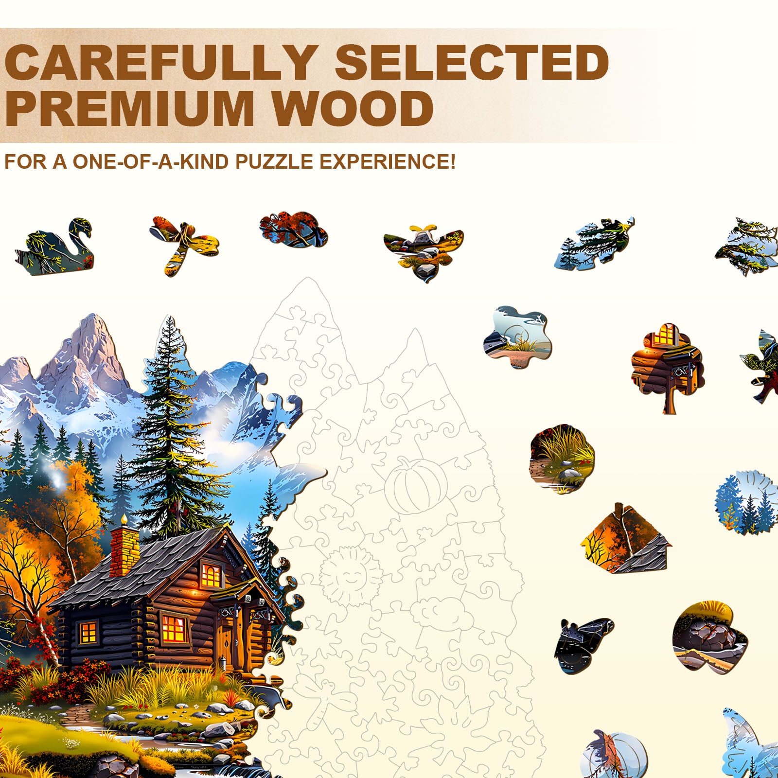 Alpine Flow Wooden Jigsaw Puzzle