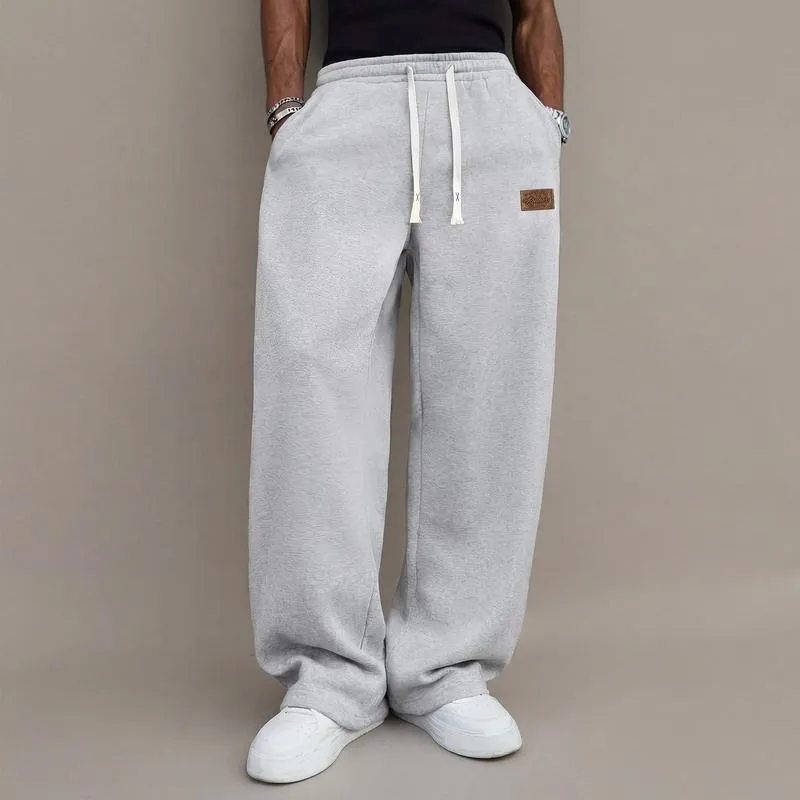 Men's Casual Pants Cotton Blend Stretch Comfortable Sports Casual Trousers