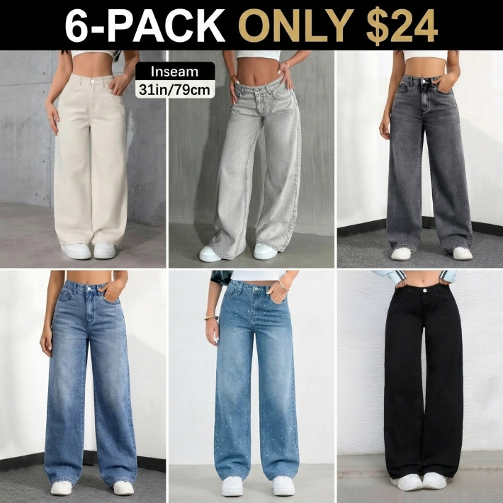 Women’s Comfort Stretch Elastic Waist Denim Jeans