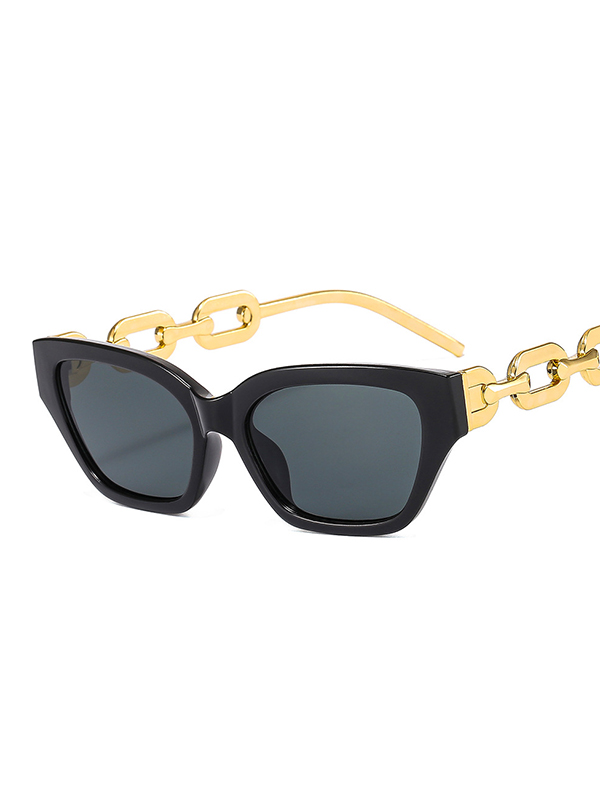 Geometric Hollow Sun-Protection Sunglasses Accessories