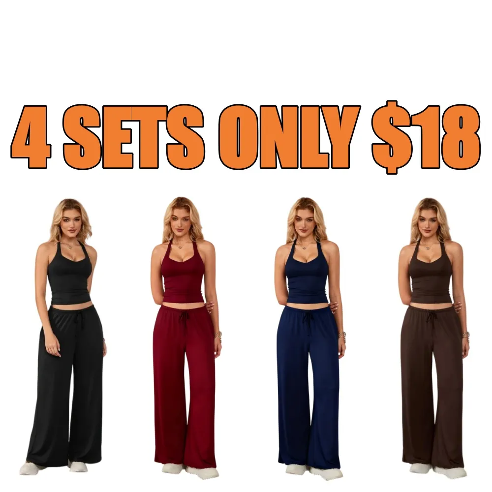 Women's Criss Cross Yoga Sport Two-Piece Set