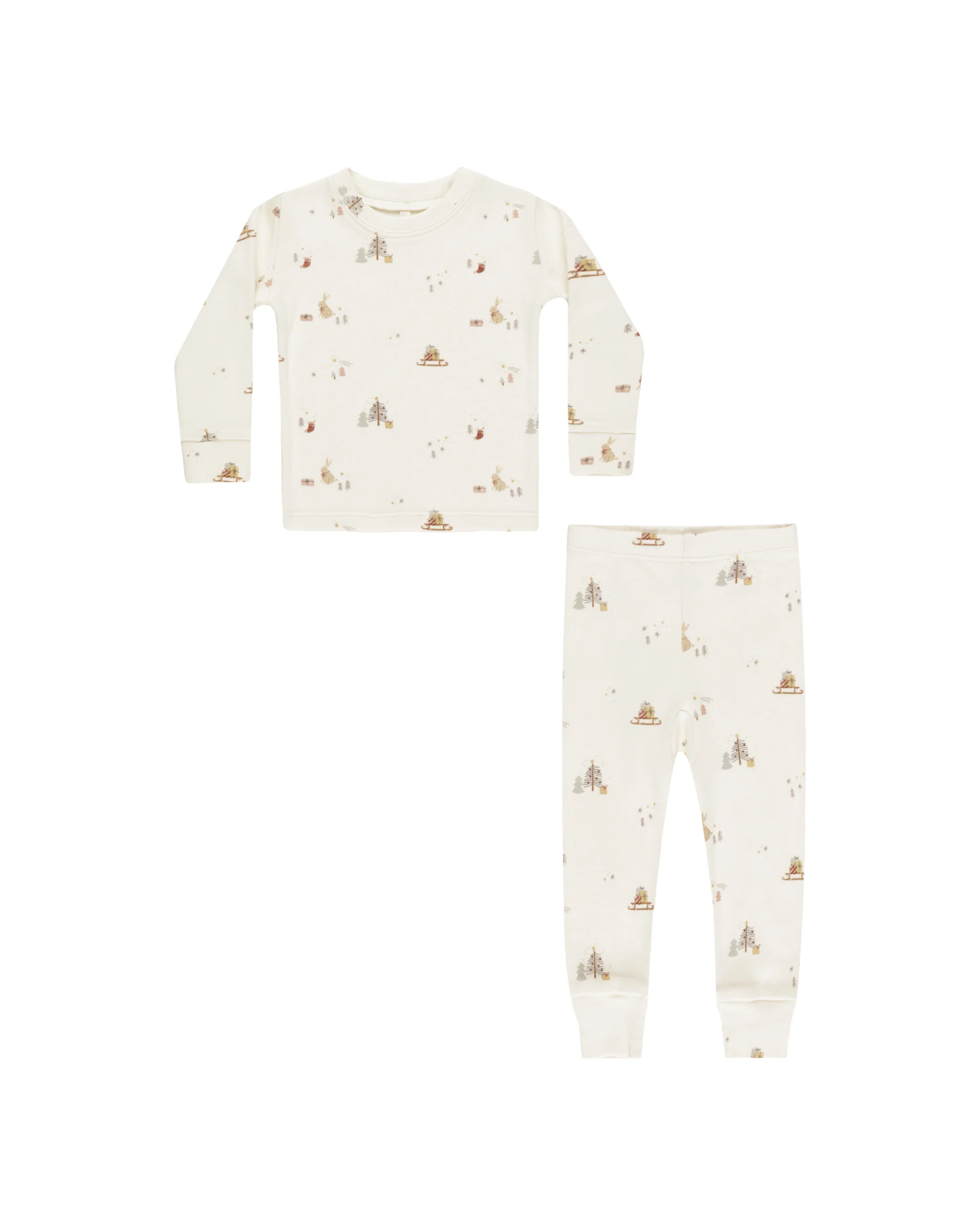Organic Long John Pajamas || Presents