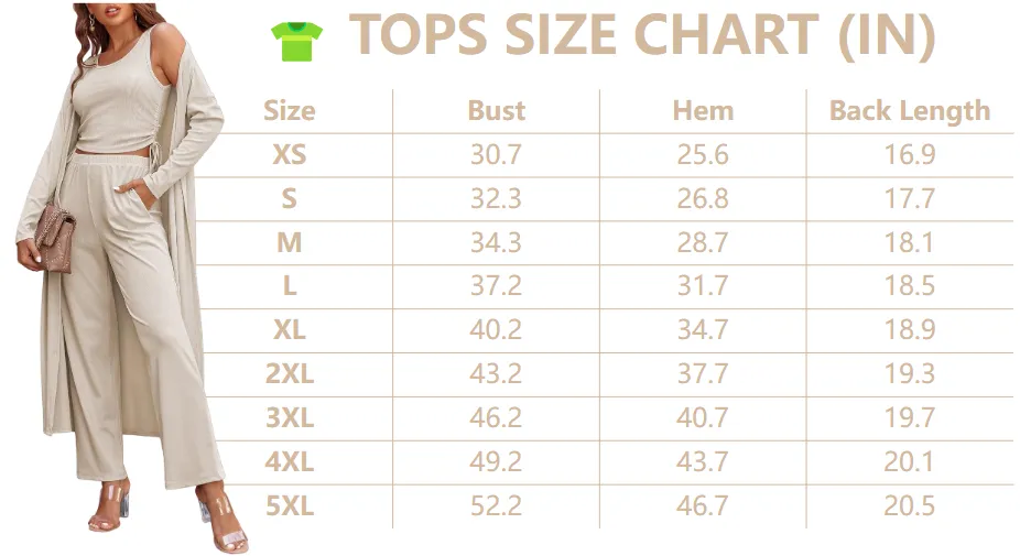 Cozy New Women's 3 Piece Knit Lounge Set