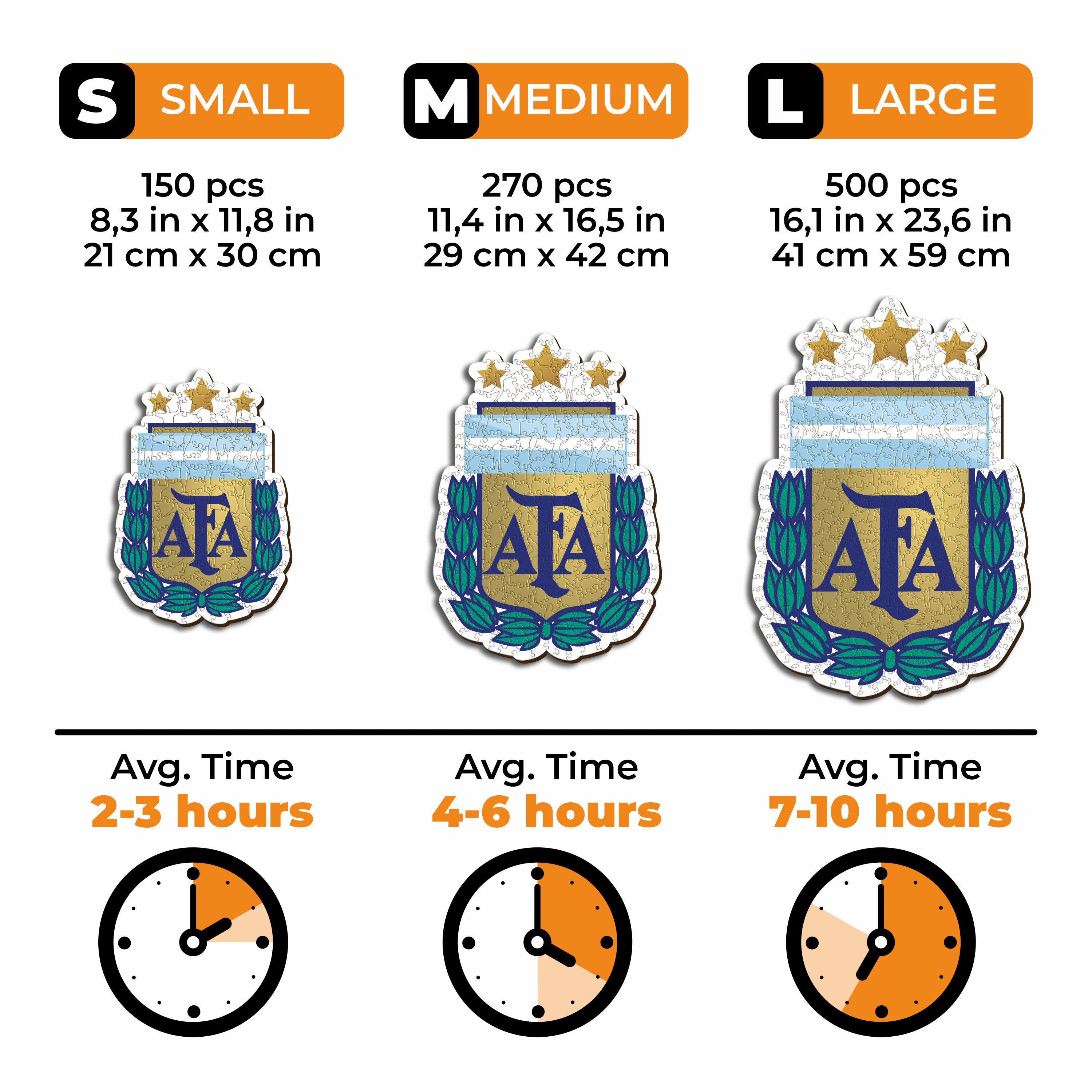 Argentina® Logo - Wooden Puzzle